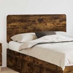 vidaXL Hoofdbord Gerookt eiken Bewerkt hout