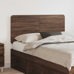 vidaXL Hoofdbord Bruin Eiken Bewerkt hout