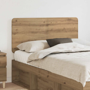 vidaXL Hoofdbord Artisan Eiken Bewerkt hout