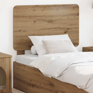 vidaXL Hoofdbord Artisan Eiken Bewerkt hout