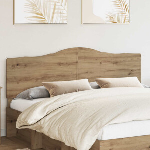 vidaXL Hoofdbord Artisan Eiken Bewerkt hout