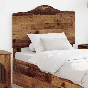 vidaXL Hoofdbord met hoofdeinde Oud Hout 100 cm Bewerkt hout