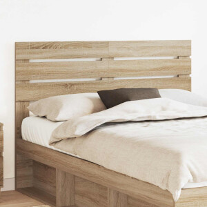 vidaXL Hoofdbord Sonoma Eiken Bewerkt hout