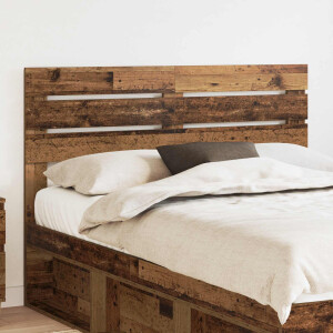 vidaXL Hoofdbord Oud Hout Bewerkt hout