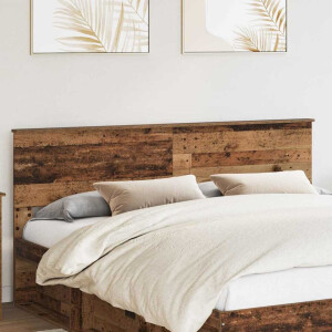 vidaXL Hoofdbord Oud Hout Bewerkt hout