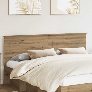 vidaXL Hoofdbord Artisan Eiken Bewerkt hout