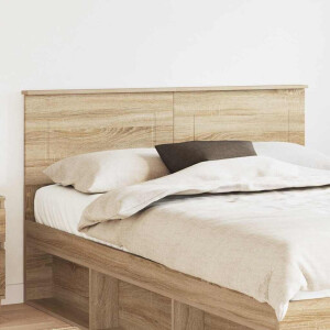 vidaXL Hoofdbord Sonoma Eiken Bewerkt hout
