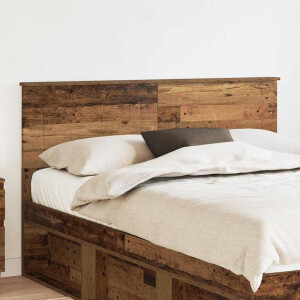 vidaXL Hoofdbord Oud Hout Bewerkt hout