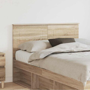 vidaXL Hoofdbord Sonoma Eiken Bewerkt hout