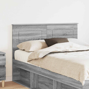 vidaXL Hoofdbord Grijs Sonoma Bewerkt hout