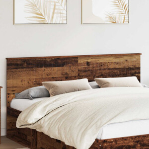 vidaXL Hoofdbord Oud Hout Bewerkt hout