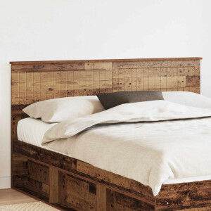 vidaXL Hoofdbord Oud Hout Bewerkt hout