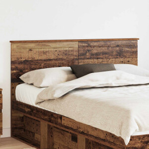 vidaXL Hoofdbord Oud Hout Bewerkt hout