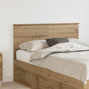 vidaXL Hoofdbord Artisan Eiken Bewerkt hout