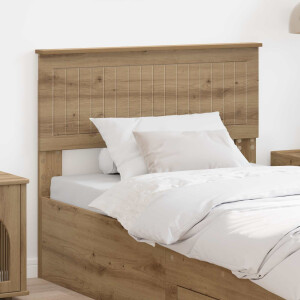 vidaXL Hoofdbord Artisan Eiken Bewerkt hout