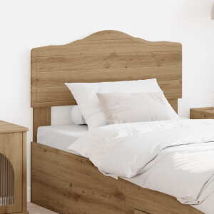 vidaXL Hoofdbord Artisan Eiken Bewerkt hout