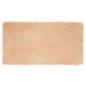 vidaXL Tapijt van imitatie TAFALLA Beige 80 x 150 cm Polyester