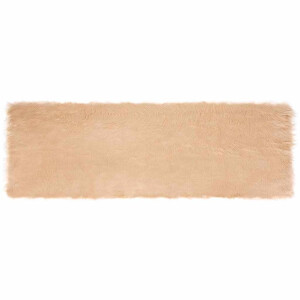 vidaXL Tapijt van imitatie TAFALLA Beige 80 x 250 cm Polyester