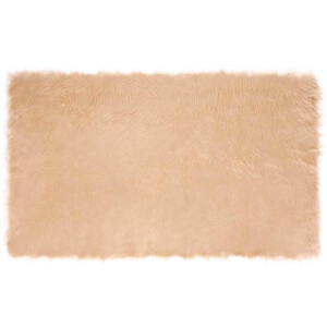 vidaXL Tapijt van imitatie TAFALLA Beige 100 x 200 cm Polyester