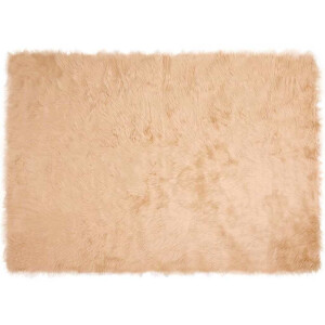 vidaXL Tapijt van imitatie TAFALLA Beige 140 x 200 cm Polyester