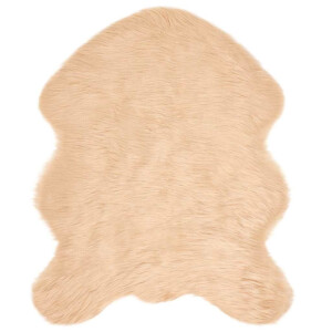 vidaXL Tapijt van imitatie TAFALLA Beige 50 x 80 cm Polyester