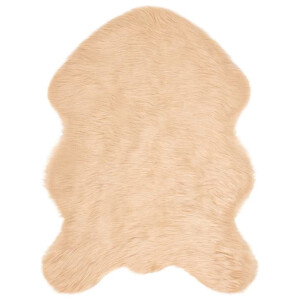 vidaXL Tapijt van imitatie TAFALLA Beige 80 x 120 cm Polyester