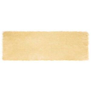 vidaXL Tapijt van imitatie TAFALLA Crèmekleurig 80 x 250 cm Polyester