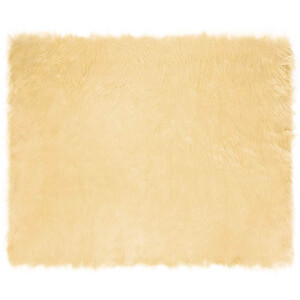 vidaXL Tapijt van imitatie TAFALLA Crèmekleurig 200 x 280 cm Polyester