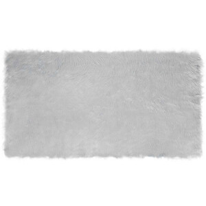 vidaXL Tapijt van imitatie TAFALLA Grijs 60 x 110 cm Polyester
