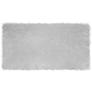 vidaXL Tapijt van imitatie TAFALLA Grijs 80 x 150 cm Polyester