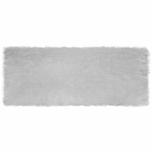 vidaXL Tapijt van imitatie TAFALLA Grijs 80 x 200 cm Polyester