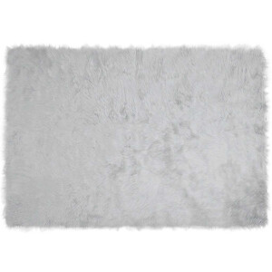 vidaXL Tapijt van imitatie TAFALLA Grijs 120 x 170 cm Polyester
