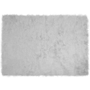 vidaXL Tapijt van imitatie TAFALLA Grijs 140 x 200 cm Polyester