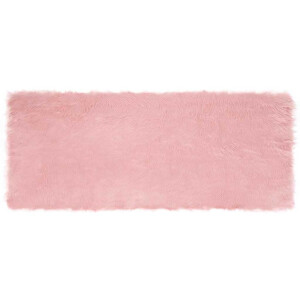 vidaXL Tapijt van imitatie TAFALLA Roze 80 x 200 cm Polyester