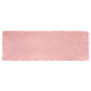 vidaXL Tapijt van imitatie TAFALLA Roze 80 x 250 cm Polyester