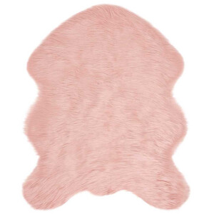 vidaXL Tapijt van imitatie TAFALLA Roze 50 x 80 cm Polyester