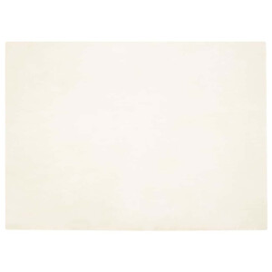 vidaXL Nep Konijnenbont Tapijt Wit 240 x 340 cm Polyester