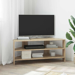 vidaXL HoekTVKast Sonoma Eiken 102x40,5x45cm Bewerkt hout