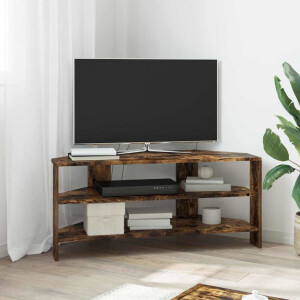vidaXL HoekTVKast Gerookt eiken 102x40,5x45cm Bewerkt hout