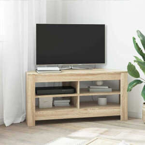 vidaXL HoekTVKast Sonoma Eiken 102 x 40,5 x 45 cm Bewerkt hout