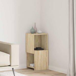 vidaXL Hoekkast Sonoma Eiken 30,5x30x65cm Bewerkt hout