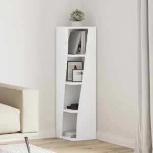 vidaXL Hoekkast 27,5x27x102cm Bewerkt hout
