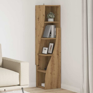 vidaXL Hoekkast Artisan Eiken 32x32x140cm Bewerkt hout