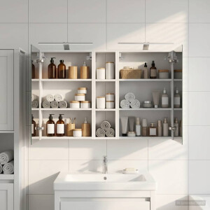 vidaXL Badkamerkastenset 3 pcs 120 x 14,5 x 70 cm Bewerkt hout