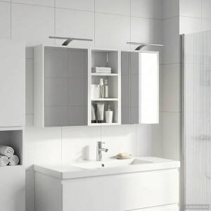 vidaXL Badkamerkastenset voor 3 pcs 116 x 16 x 62,5 cm Bewerkt hout