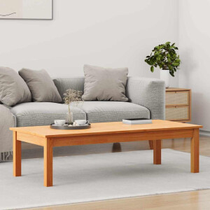 vidaXL Salontafel Max Bruin 110 x 50 x 30 cm Massief grenenhout