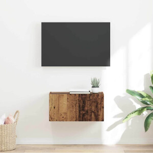 vidaXL TV Wandkast Oud Hout 60 x 31 x 29,5 cm Bewerkt hout