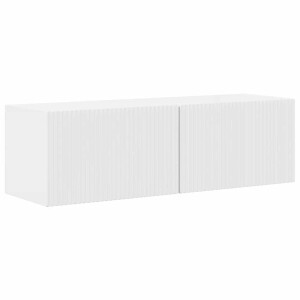 vidaXL TV Wandkast Glanzend Wit 98 x 31 x 29,5 cm Bewerkt hout