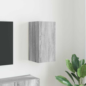 vidaXL TV Wandkast Grijs Sonoma 30 x 31 x 60 cm Bewerkt hout