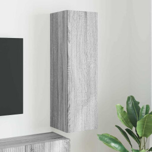 vidaXL TV Wandkast Grijs Sonoma 30 x 31 x 100 cm Bewerkt hout